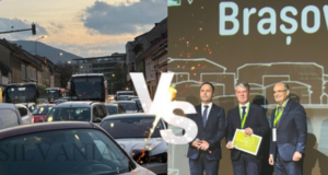 În timp ce Scripcaru luptă pe la București cu emisiile de carbon, brașovenii luptă cu traficul infernal din intersecții