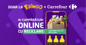 Cumpărături online cu reciclare: Bringo și Carrefour lansează primul serviciu de colectare a ambalajelor cu garanție SGR