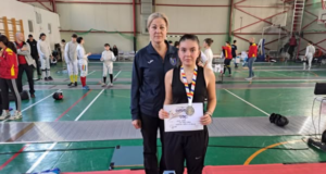 Maria Leonte, vicecampioană națională la Campionatele Naționale de Floretă U15 (FOTO)
