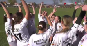VIDEO. Echipa feminină de rugby din Cristian câștigă bronzul, la Campionatul Național, pentru al treilea an consecutiv