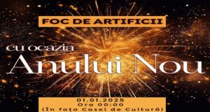 Spectacol de artificii pentru Anul Nou la Făgăraș
