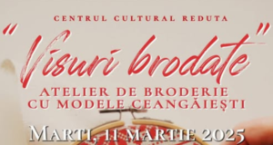 „Visuri brodate”, la Centrul Cultural Reduta!