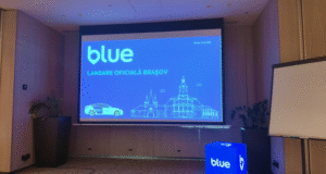Lansarea oficială a serviciului de ride-sharing Blue la Brașov. Adrian Iatan: „Un proiect 100% românesc, creat cu viziune și dedicare”
