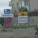 Covasna sfidează CONSTITUȚIA! O localitate inventată, promovată oficial pe indicatoarele rutiere (FOTO) 2 comuna Varhegy1