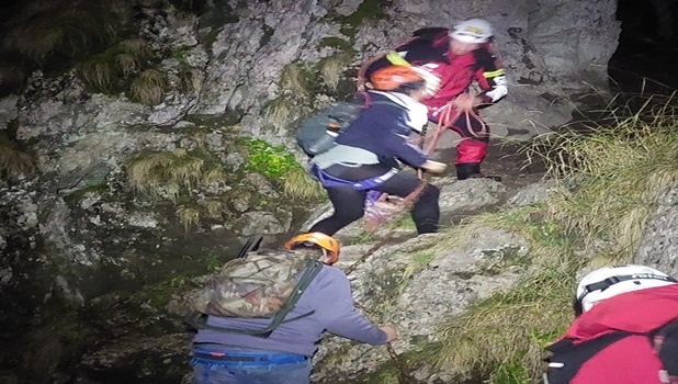 turisti salvati sursa foto Salvamont Dambovița