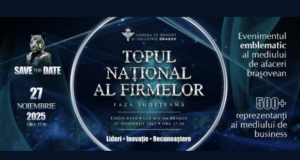 Topul Național al Firmelor – Faza Județeană Brașov 2025, cel mai prestigios eveniment de business din județul Brașov