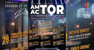 Revine Festivalul Național de Teatru pentru Amatori „AM-ACTOR” la Centrul Cultural Reduta din Brașov!