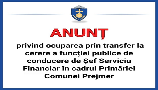 anunt prejmer