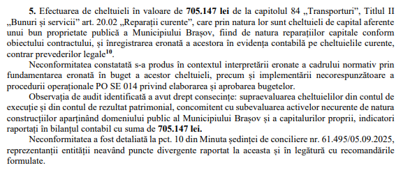 Moștenire de la Coliban: peste 700.000 de lei, bani publici, cheltuiți prost și patrimoniu subevaluat 1 Captura de ecran 2026 01 14 100856