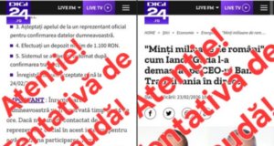 Atenție, o nouă escrocherie! Site-ul Digi24, clonat pentru o fraudă online care promite „îmbogățirea rapidă”