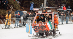 Schiul devine spectacol și imaginația nu are limite. Olimpiada Nebunilor revine la Harghita Băi (FOTO)
