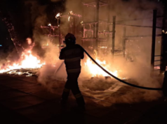 Parc de joacă incendiat în toiul nopții la Târgu Mureș!