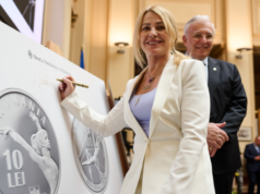 Zeița de la Montreal, omagiată la București. Nadia Comăneci și momentul istoric al notei de 10, transpus în aur și argint