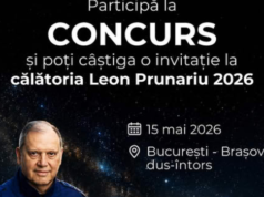 Cum poți câștiga o călătorie cu trenul LEON alături de Dumitru Prunariu, pe ruta București – Brașov