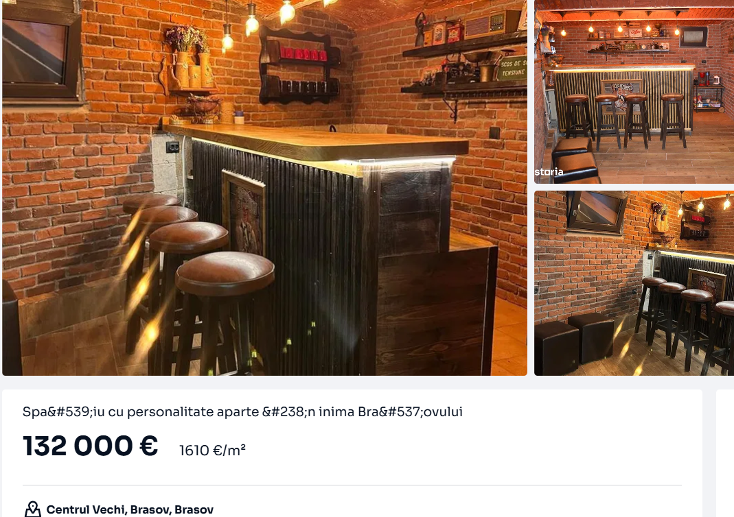 HoReCa pe butuci în Brașov, județul turistic al României! Restaurante funcționale scoase la vânzare, presiune pe chirii și afaceri cedate pe bandă rulantă 3 Captura de ecran 2026 06 03 112101