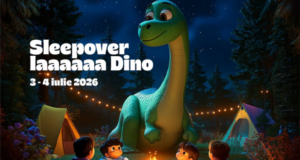 Noapte printre dinozauri la Dino Parc Râșnov. Prima ediție SleepOver din această vară, între 3 și 4 iulie