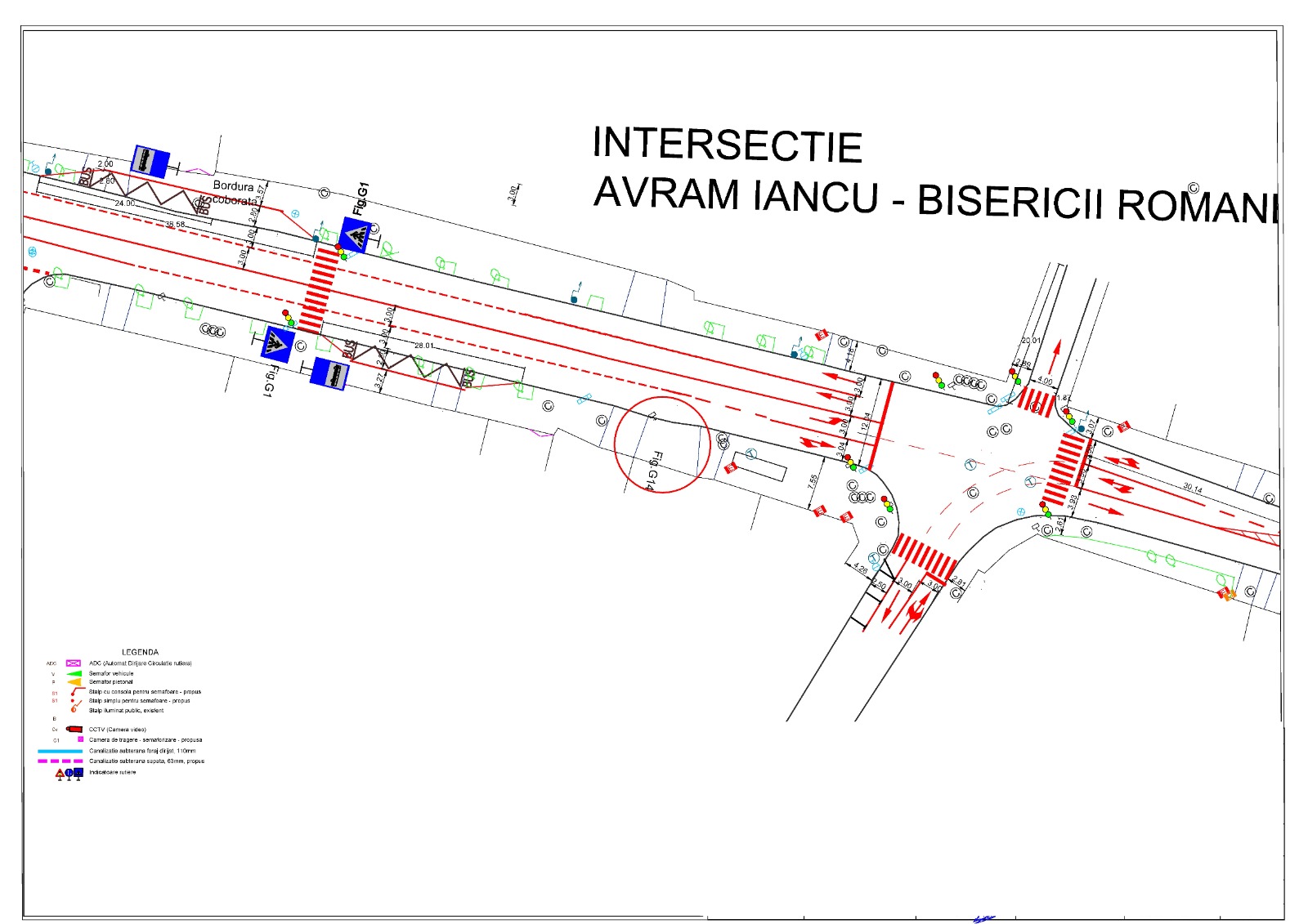 Schimbări importante într-una dintre cele mai aglomerate intersecții din Brașov. Cum se va circula de acum înainte 1 intersectie avram iancu