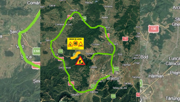 restrictii dn1 brasov - fagaras