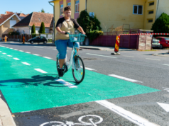 Noi tronsoane și conexiuni pentru pistele de biciclete din Sfântu Gheorghe: atenție la noile marcaje verzi din trafic!