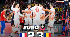 România a răsturnat campioana olimpică la volei! Victorie spectaculoasă cu Franța, la Cluj