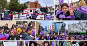 VIDEO! Aproximativ 200 de persoane au participat la Brașov la marșul pentru siguranța femeilor