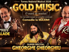 Romica Țociu, Cornel Palade și Gheorghe Gheorghiu, pe scena Casei de Cultură din Codlea. Biletele, la jumătate de preț!