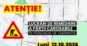 Atenție, șoferi! Luni se lucrează pe strada Azotului din Făgăraș