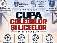 Brașovul își desemnează campionii liceelor! Sala Sporturilor găzduiește finalele Cupei Colegiilor și Liceelor