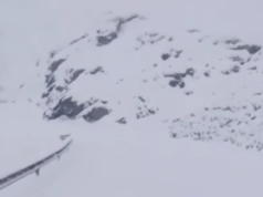 VIDEO. Ninge abundent pe Transfăgărășan! DRDP Brașov decide astăzi dacă închide drumul
