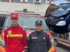 Doi pompieri din Covasna, primii care au intervenit la accidentul din Cristian! Mergeau la serviciu când au găsit o femeie încarcerată și inconștientă, după ce mașina a lovit un cal