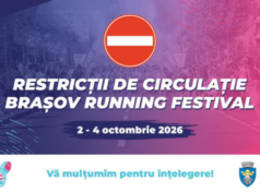 Restricții de trafic în Brașov, între 2-4 octombrie, pe durata competiției Brașov Running Festival