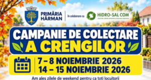 Campanie gratuită de colectare a crengilor în Hărman. Când trebuie scoase resturile vegetale în fața porții