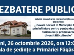 Dezbatere la Făgăraș. Fosta Baie Comunală ar putea deveni centru turistic și cultural