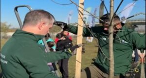 VIDEO. Nou parc în zona CATTIA, cu terenuri de sport, spațiu pentru evenimente, dar și un mic habitat pentru păsări
