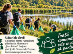 Acțiune de ecologizare în aria naturală protejată Prejmer – Lunca Câlnicului. Elevii și localnicii sunt invitați să participe