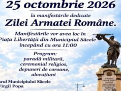 Ziua Armatei celebrată pe 25 octombrie la Săcele